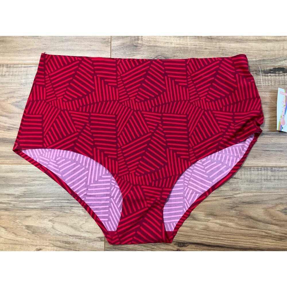 NWT Cheek Boss Red Sticks Boyshort   Size 3XL